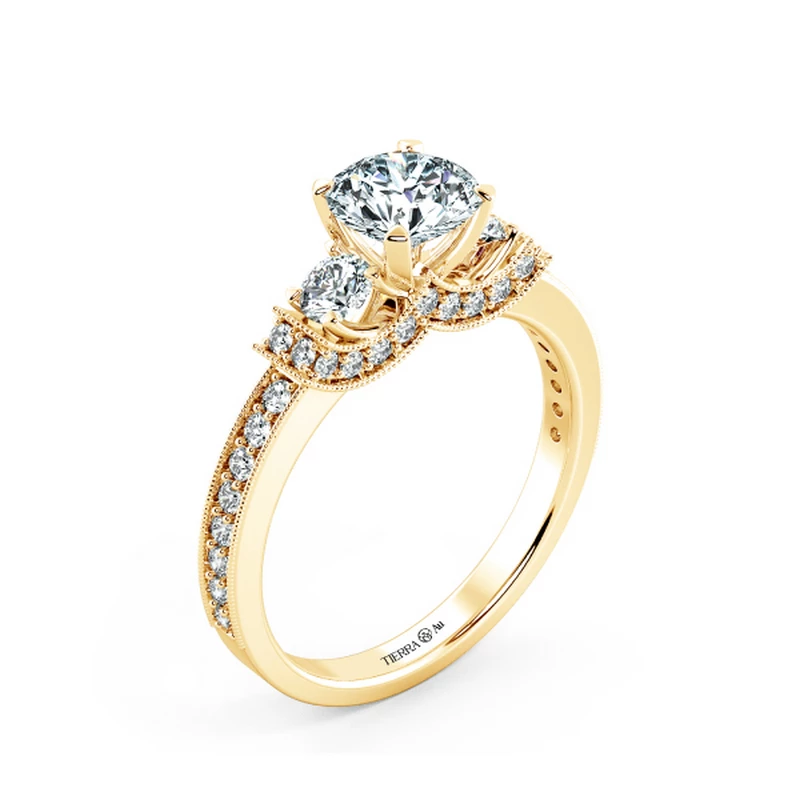 Nhẫn đính hôn Royal design NCH9910 4